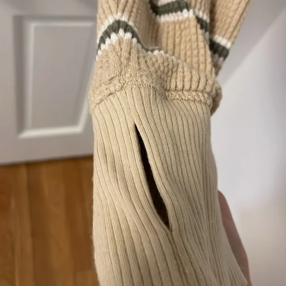 AERIE Oversized Waffle Long Sleeve Shirt - Picture 5 of 5